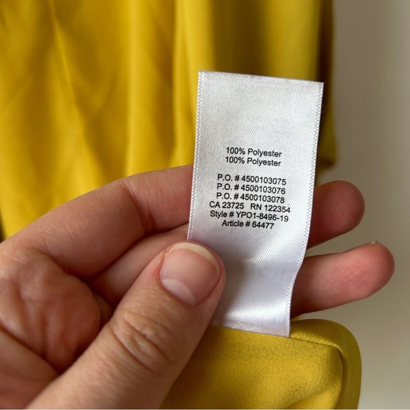 Aritzia Babaton Wallace chartreuse yellow dress XS - Picture 9 of 13